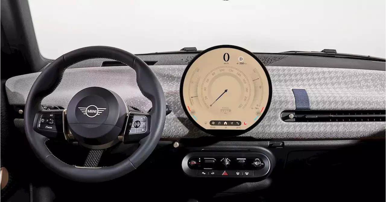 Mini’s new Cooper EV centers a giant circular OLED on the dash