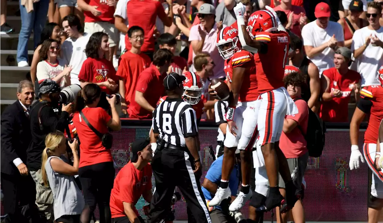 Taulia Tagovailoa accounts for four touchdowns in Terrapins’ romp of Towson