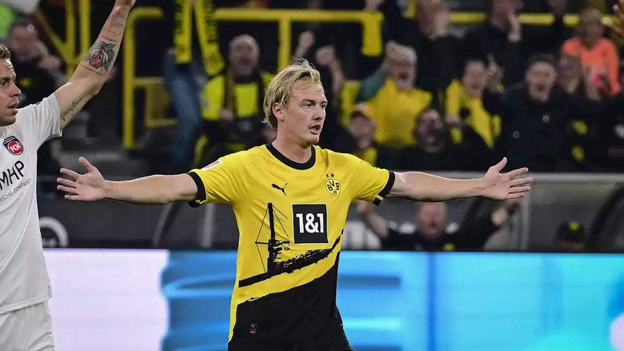 Nach Drama gegen Heidenheim: BVB-Star Julian Brandt lässt seinen Frust raus