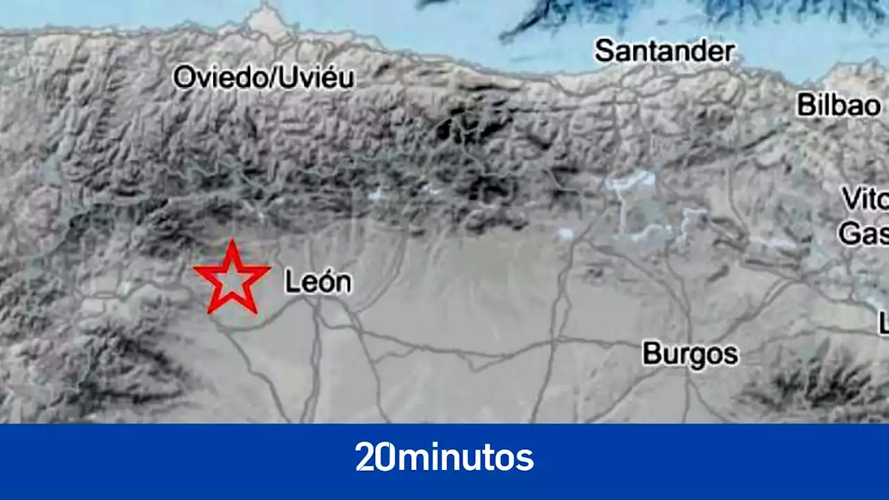 León registra un terremoto de magnitud 4,3 en la escala Richter