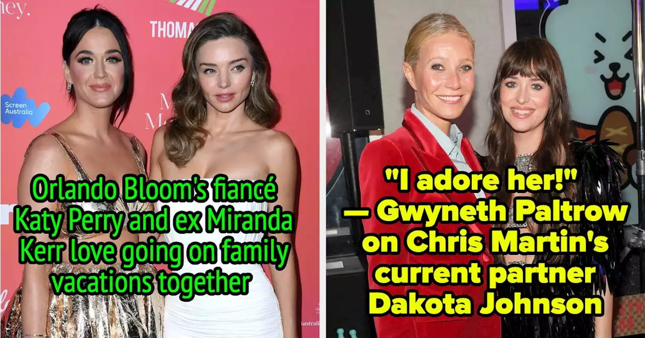 11 Times Celebs' Partners Were On SUPER Good Terms With Their High Profile Exes