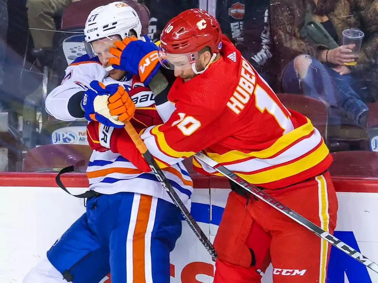 SNAPSHOTS: Flames not sweating overtime loss in exhibition against Oilers