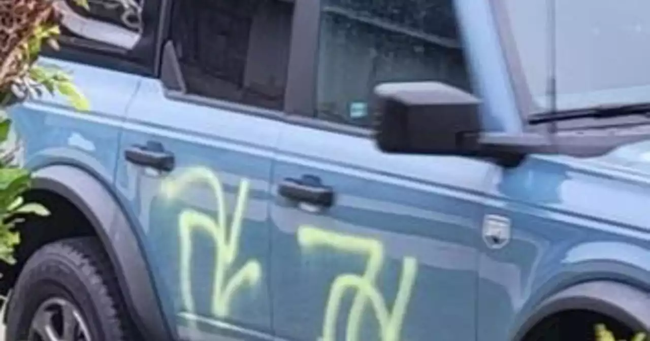 Swastikas spray painted on several cars in Ladera Heights neighborhood