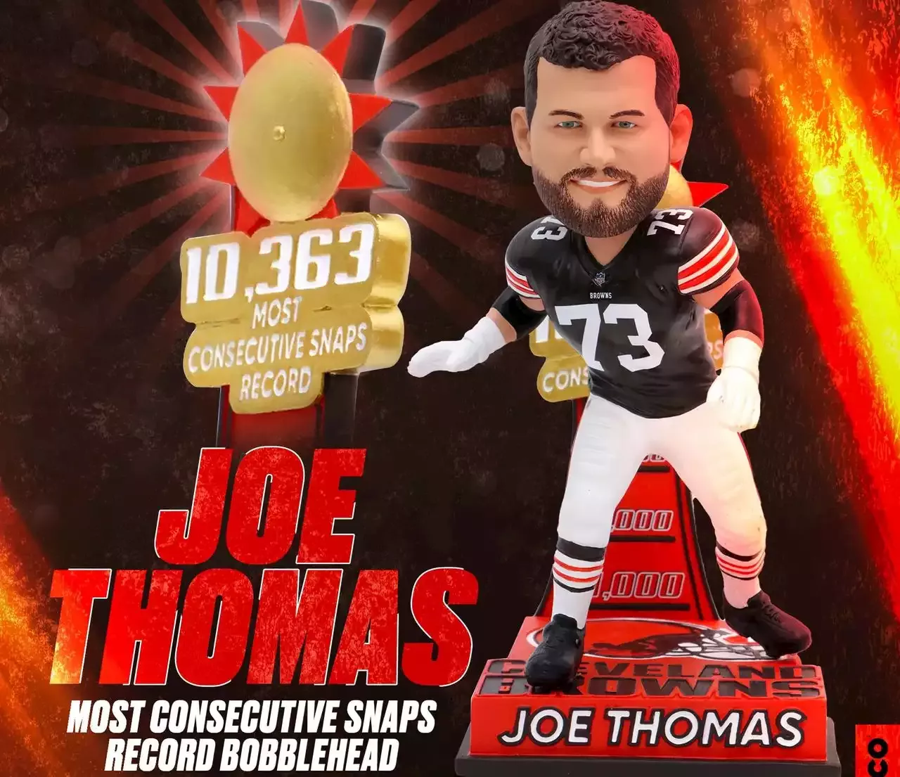 Cleveland Browns’ Joe Thomas Snap-streak Record Immortalized In ...