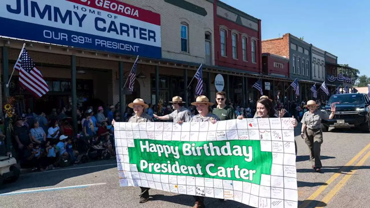 As he turns 99, Jimmy Carter's hometown honors the former president as a global humanitarian -- and a good friend