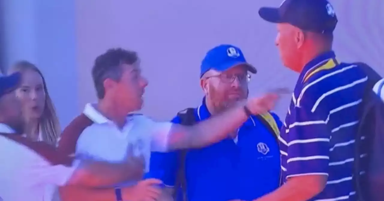 Rory McIlroy in furious Ryder Cup parking lot altercation