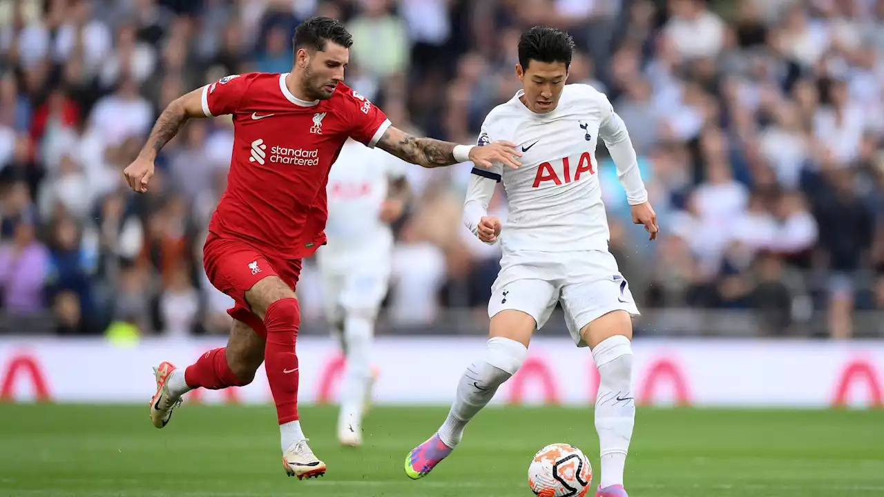 - Réduit à 9, Liverpool s'incline dans les derniers instants face à Tottenham (2-1)