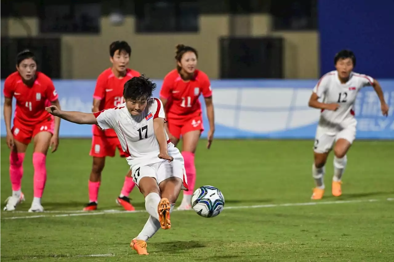 Late burst gives N. Korean footballers big win over South