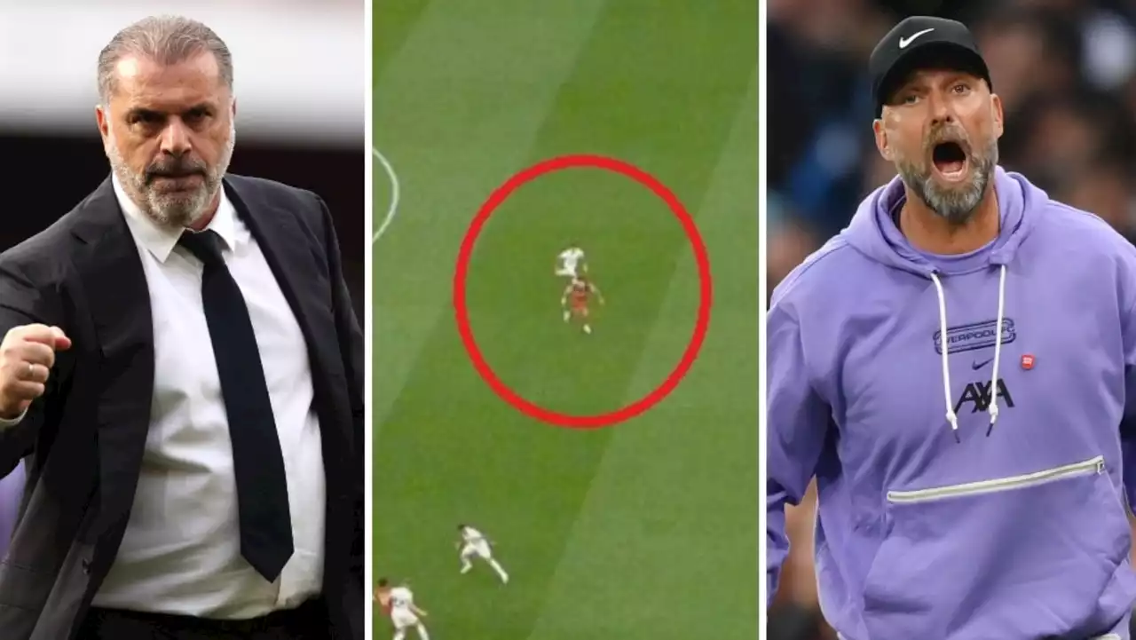 VAR, red card drama as late own goal seals Spurs win for Ange Postecoglou over Liverpool