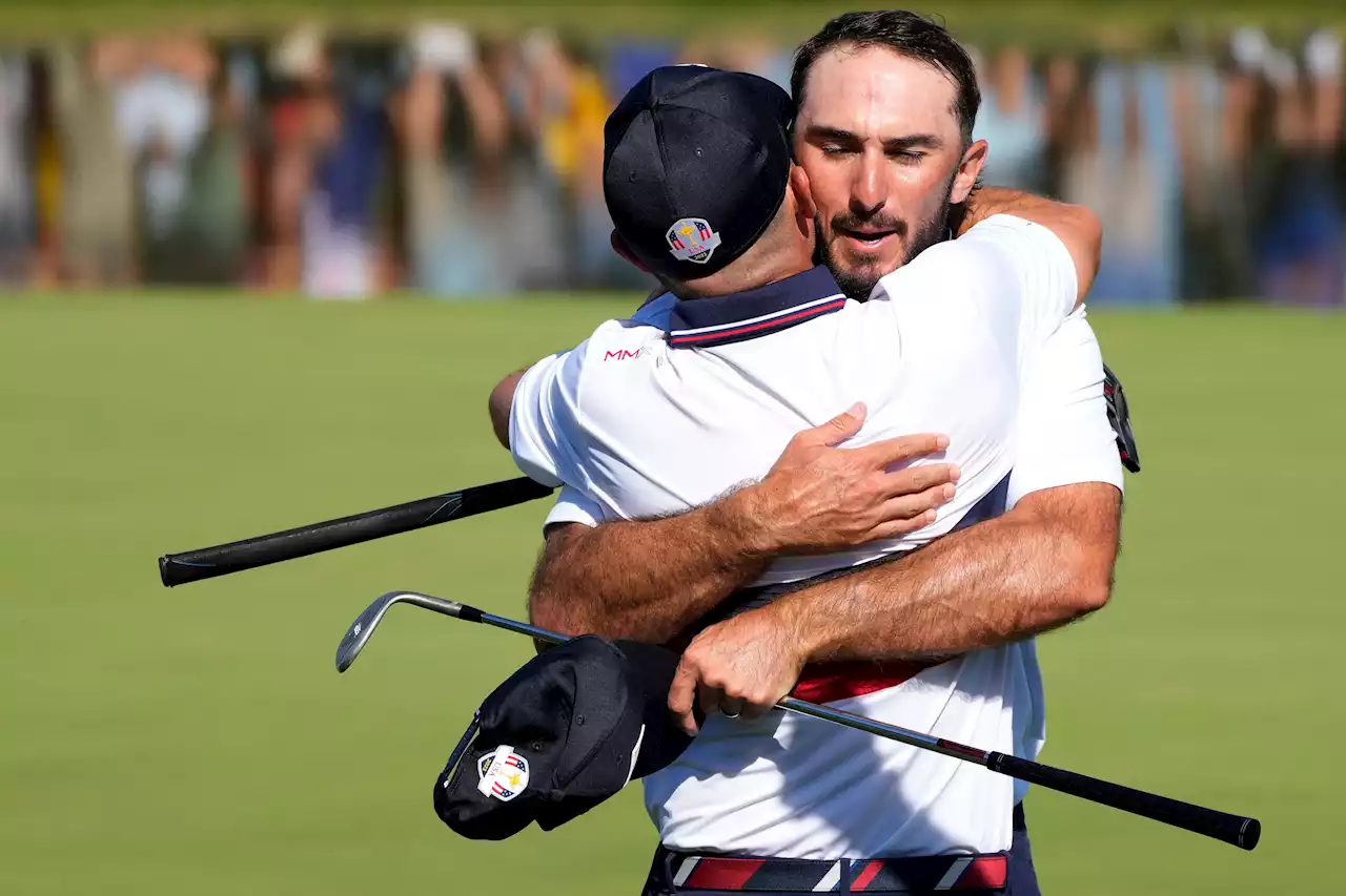 – men Europa nära Ryder Cup-bucklan