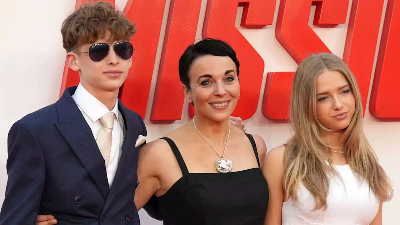 Rare photos of Strictly star Amanda Abbington's teenage children with ex-partner Martin Freeman