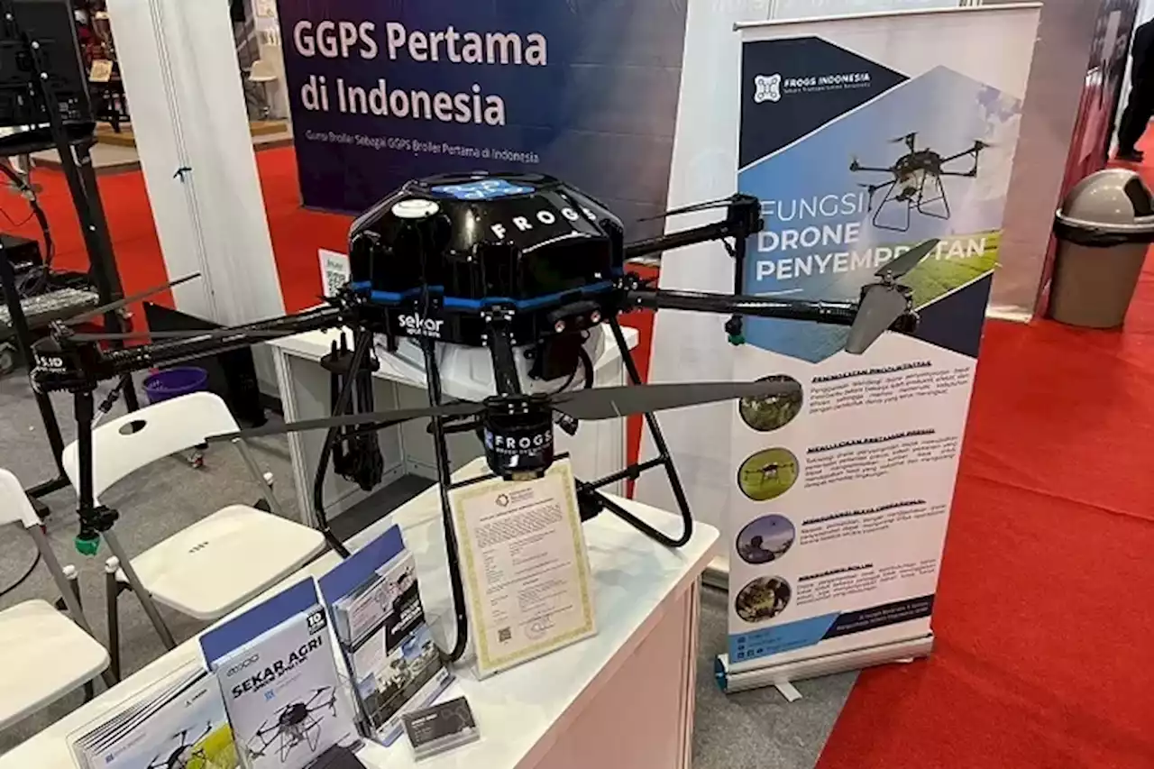 Rakernas IV PDIP Usung Tema Kedaulatan Pangan, Teknologi Pertanian Ditampilkan, Ada Drone Sprayer dari Bantul