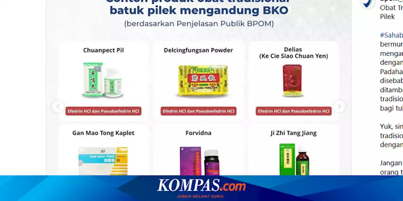 Daftar Obat Batuk Pilek Cespleng yang Berbahaya dan Dilarang BPOM