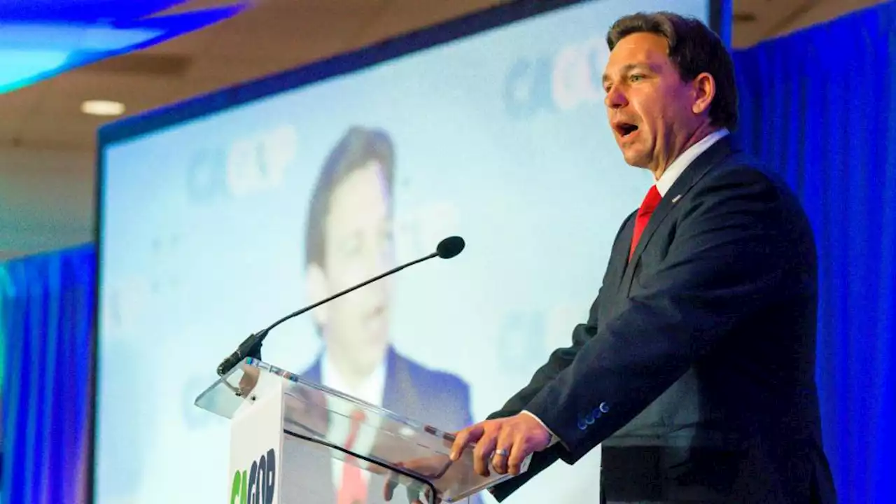 Gov. Ron DeSantis focuses on education and culture issues in speech to California Republicans