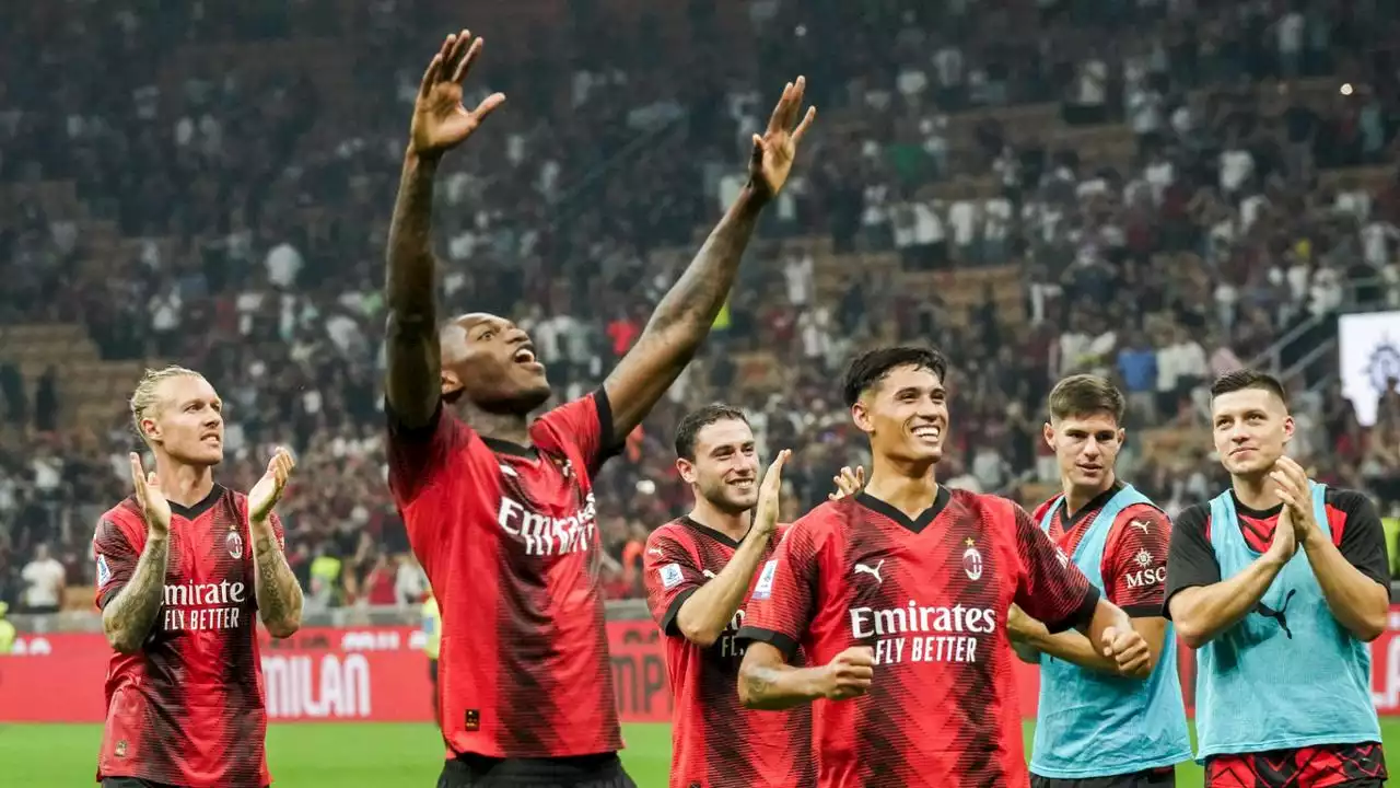 Leao trascina il Milan, a San Siro Lazio ko 2-0