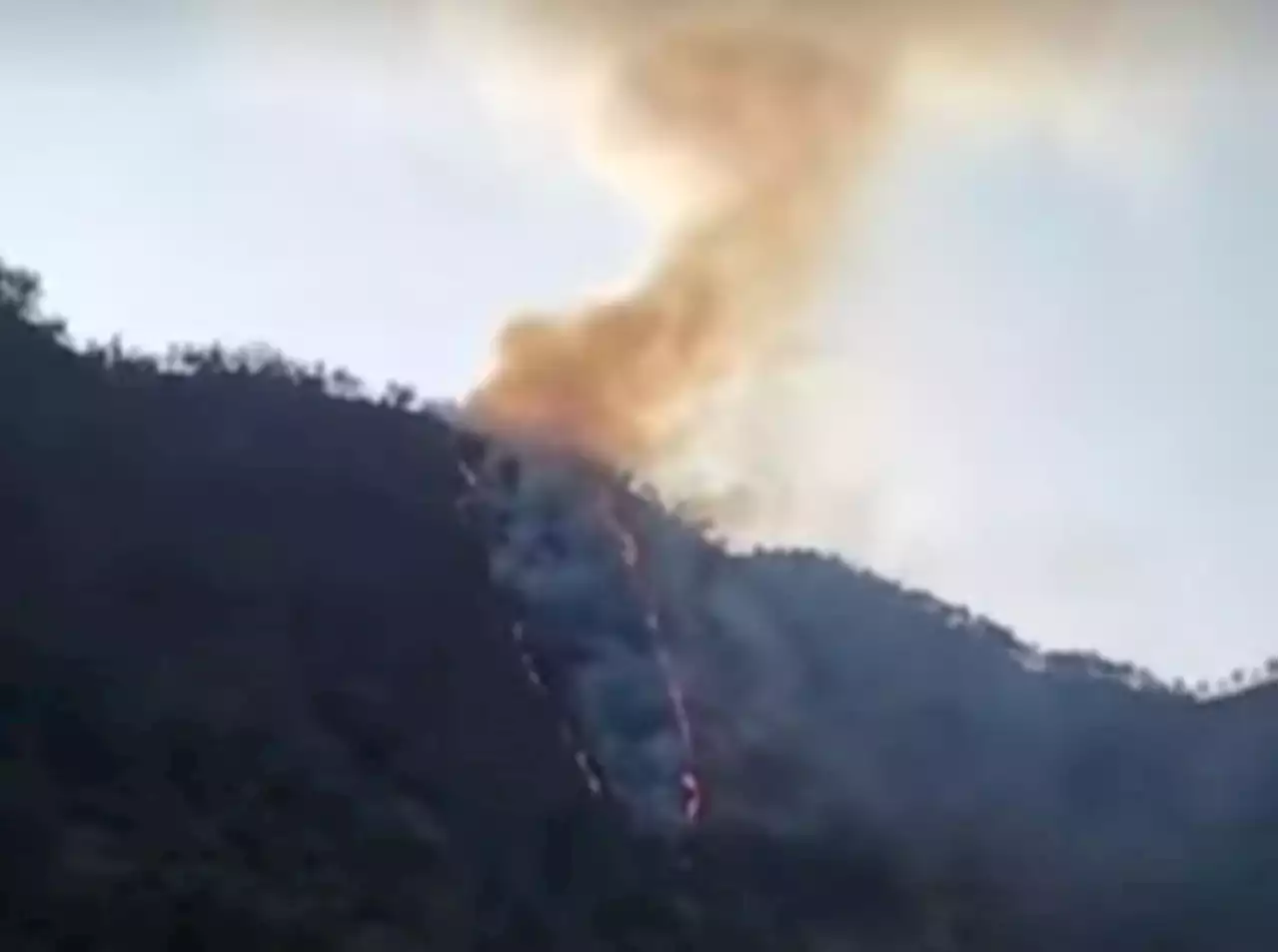 Kebakaran Gunung Kelir Semarang semakin Membesar