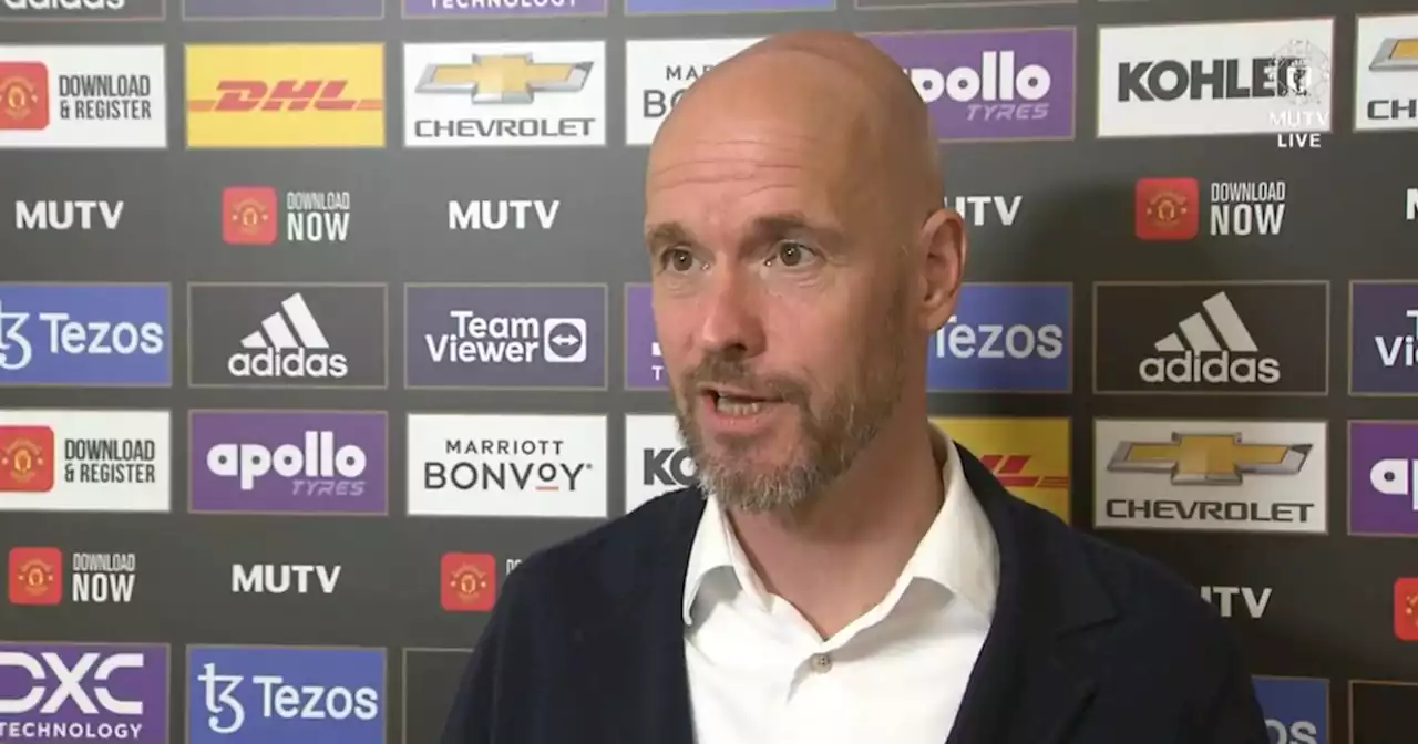 Erik ten Hag explains why Pellistri starts for Man United vs Crystal Palace