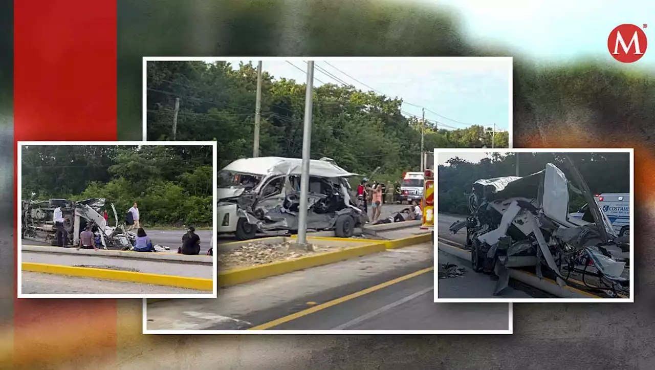 Accidente en la carretera Playa del Carmen-Tulum deja 7 Muertos