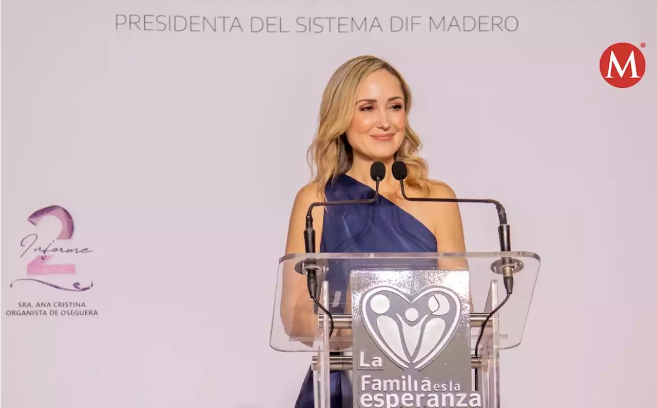 Cristina Organista presenta segundo informe de actividades DIF Madero