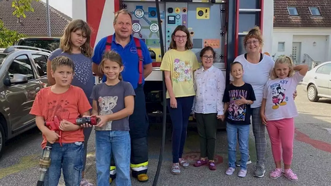 Feuerwehr-Übung in Stollhofen