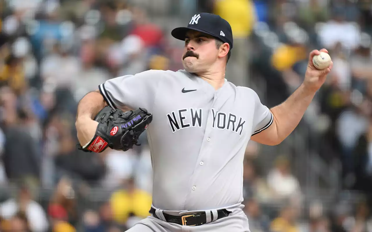 Yankees’ Carlos Rodon allows eight runs without recording an out in horrific final start