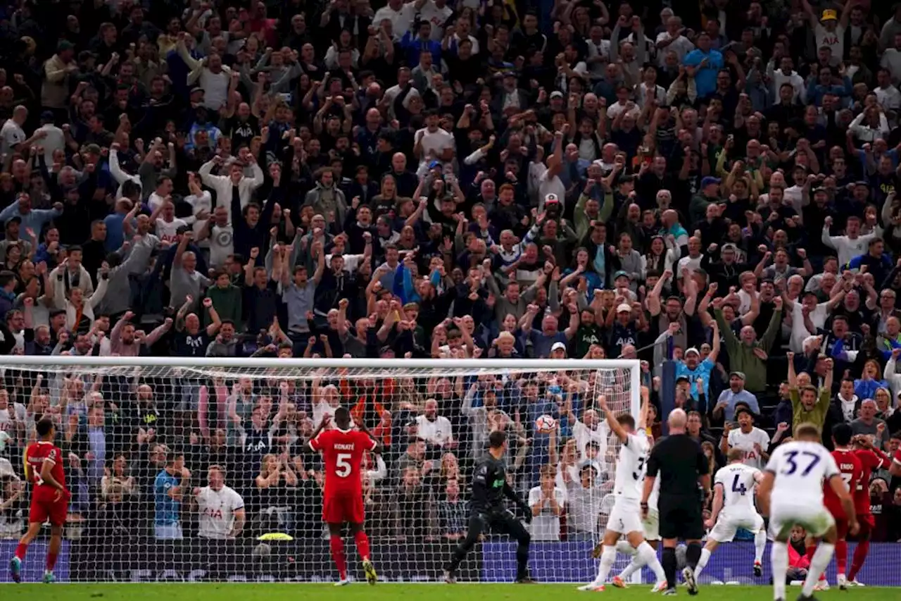 Tottenham claim dramatic last-gasp victory over nine-man Liverpool