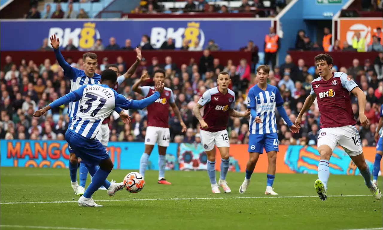 Soccer-Watkins hat-trick inspires Villa to rampant win over Brighton