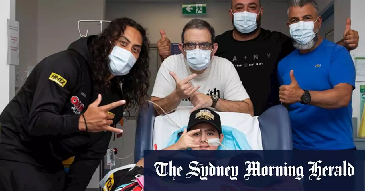‘After Jarome came, I started to talk again’: Sea World crash survivor’s love for Panthers star