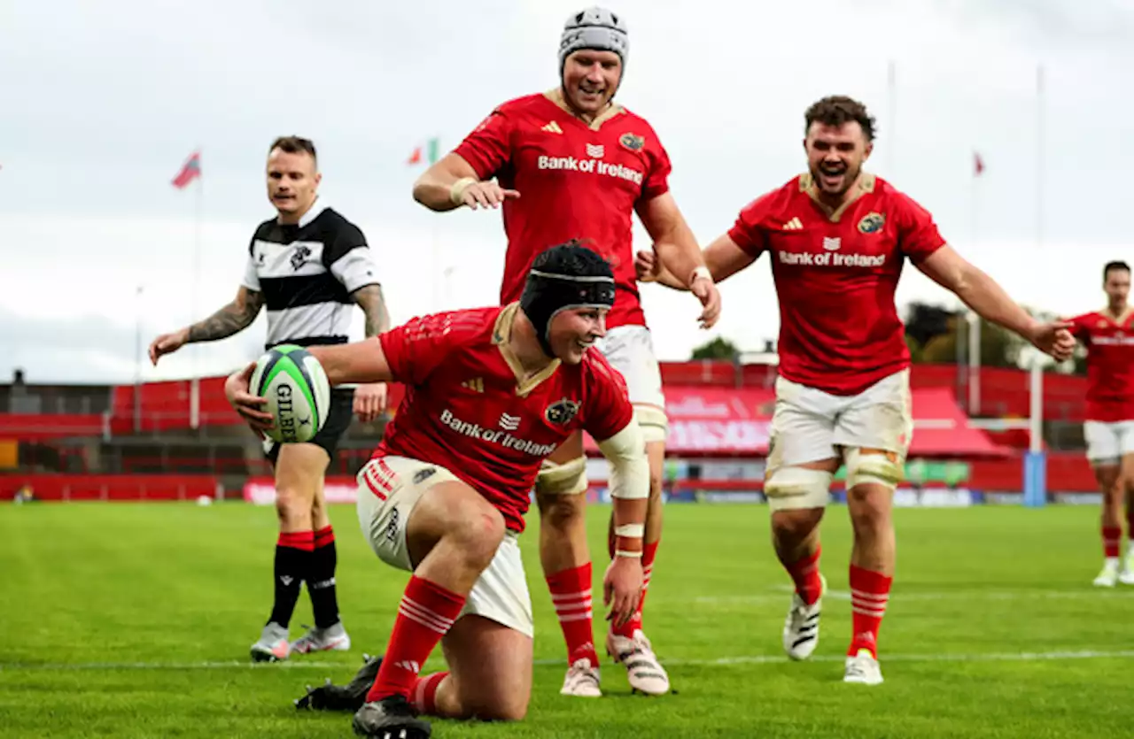 8-try Munster have too much for the Barbarians at Thomond Park