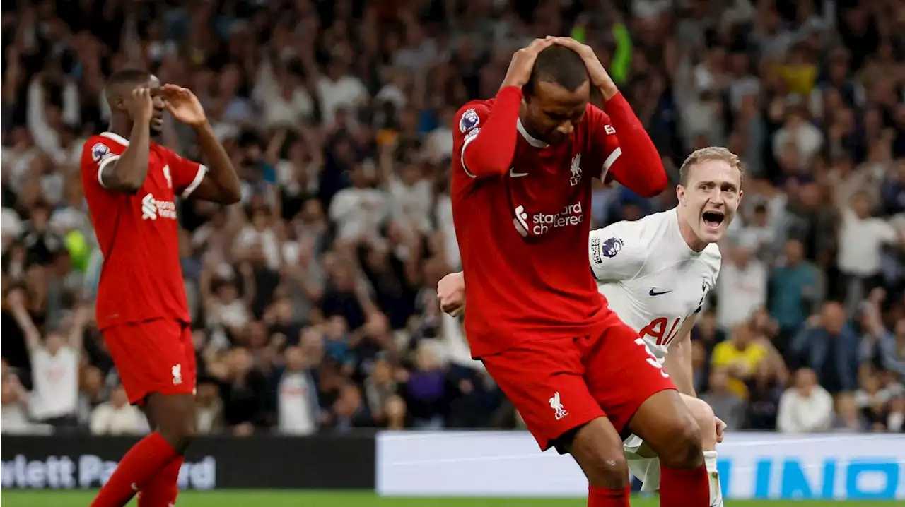 Spurs edge nine-man Liverpool after Man City and Man Utd lose