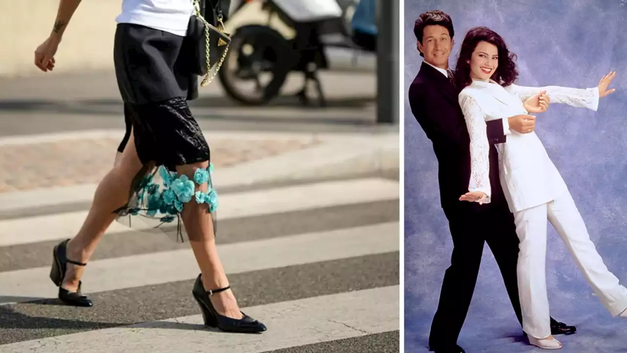 Amamos los zapatos de cuña elegantes, pero Fran Drescher los llevó primero en La Niñera