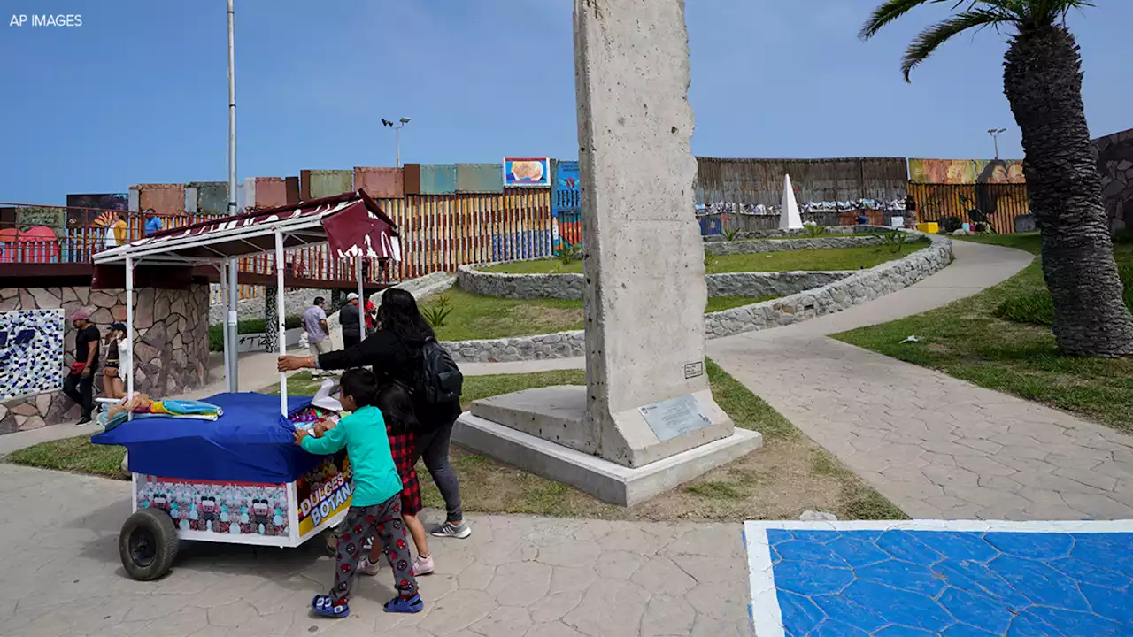 Berlin Wall relic gets 'second life' at Friendship Park on US-Mexico border as Biden adds barriers