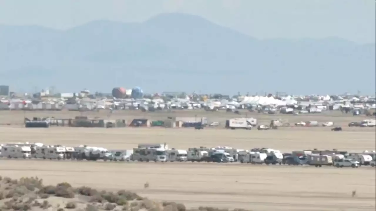 Thousands of Burning Man campers may be able to leave Black Rock City soon as land dries