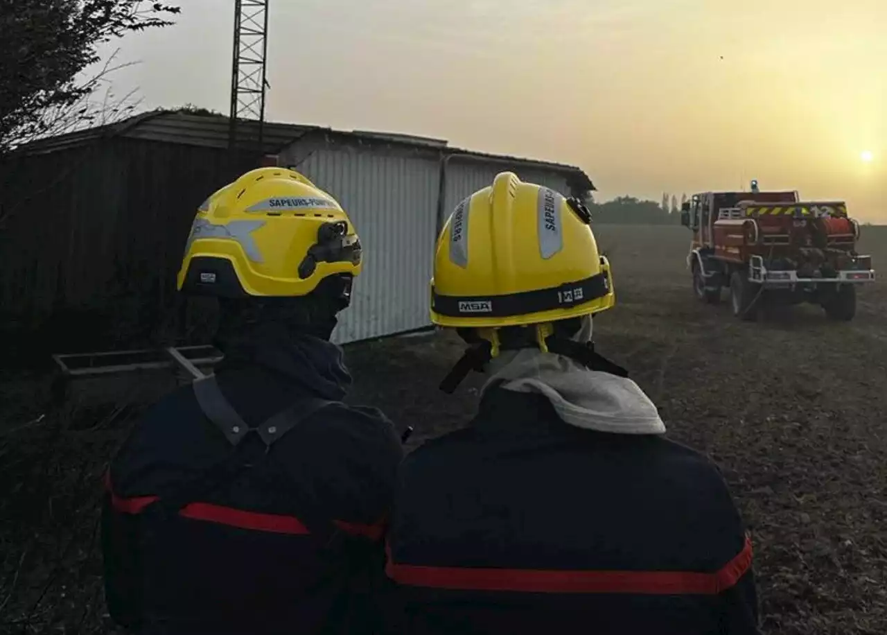 Belberaud : 15 pompiers interviennent sur un incendie de deux hectares de végétation