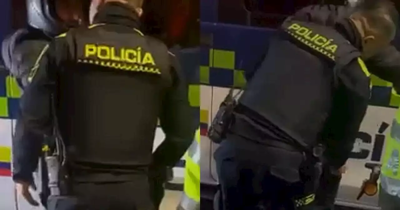 Video: investigan policías que golpearon conductor en presunto caso de abuso de autoridad en Bogotá