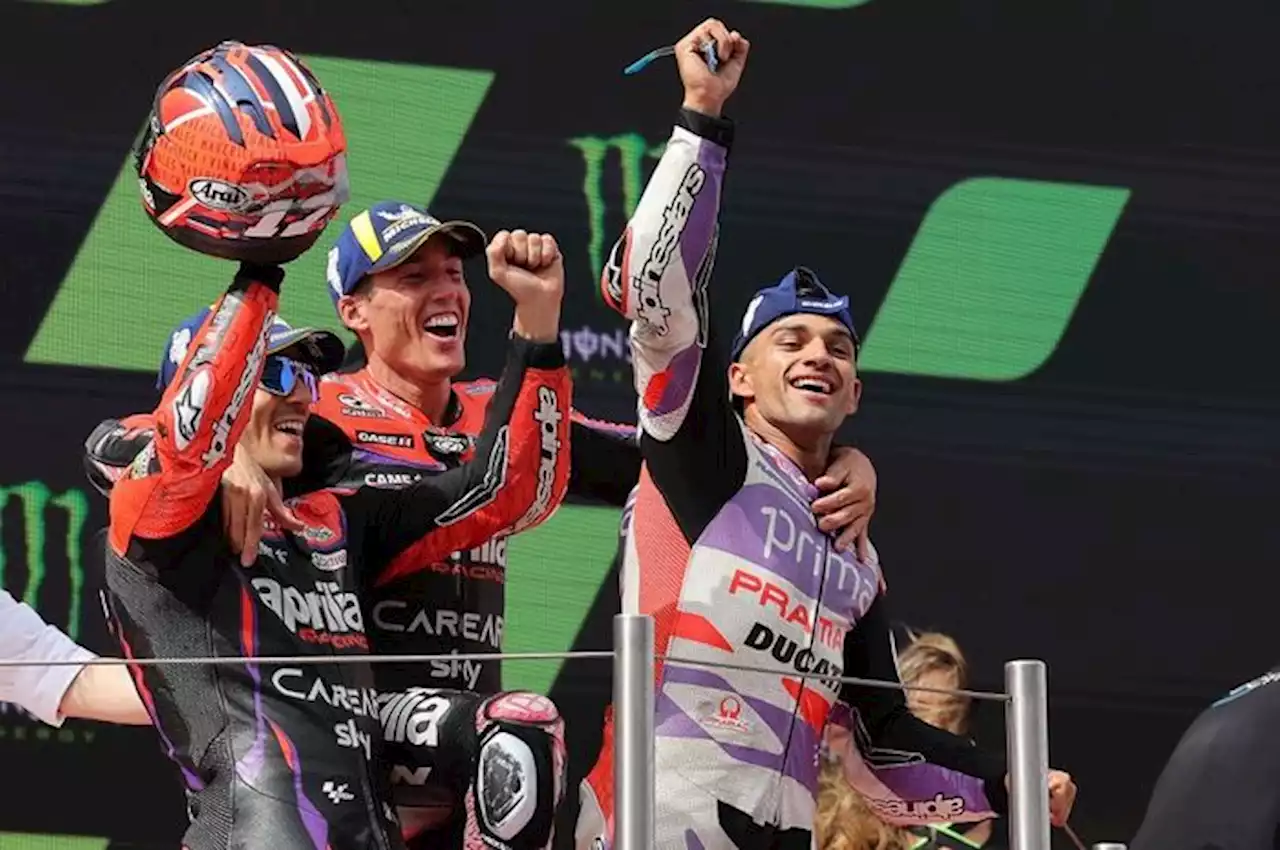 - Pesta Aprilia, Kecelakaan Tak Wajar Bagnaia, dan Akhir Tren Gemilang Geng VR46