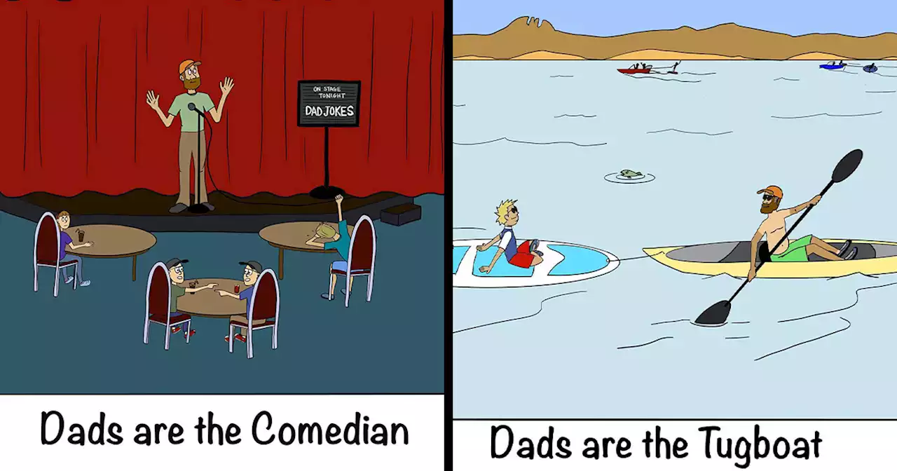 “Dads Are”: I Illustrate The Average Experience Of Being A Dad (48 Pics)