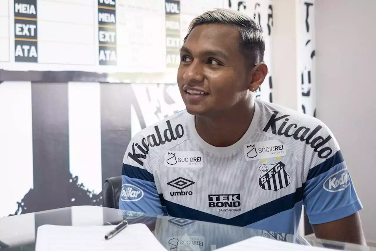 Santos oficializó el fichaje de Alfredo Morelos