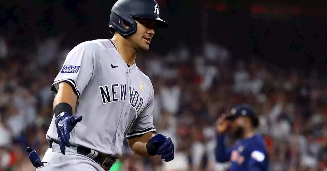 Prized rookie Jasson Dominguez homers again as Yankees complete sweep of Astros