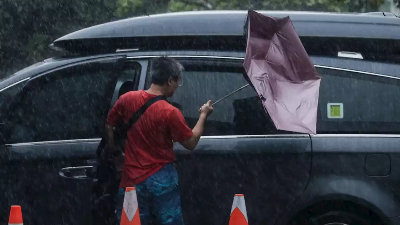 Typhoon Haikui sweeps across Taiwan, weakens to a severe storm