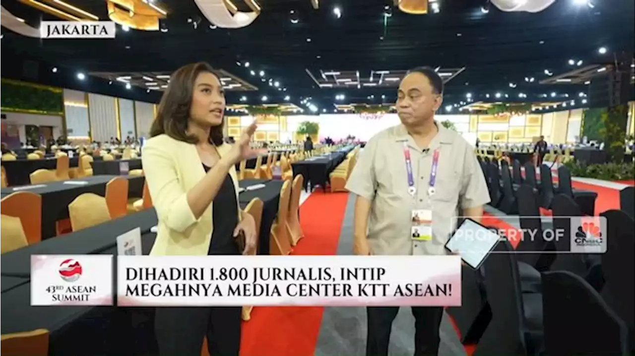 Dihadiri 1.800 Jurnalis, Megahnya Media Center KTT ASEAN