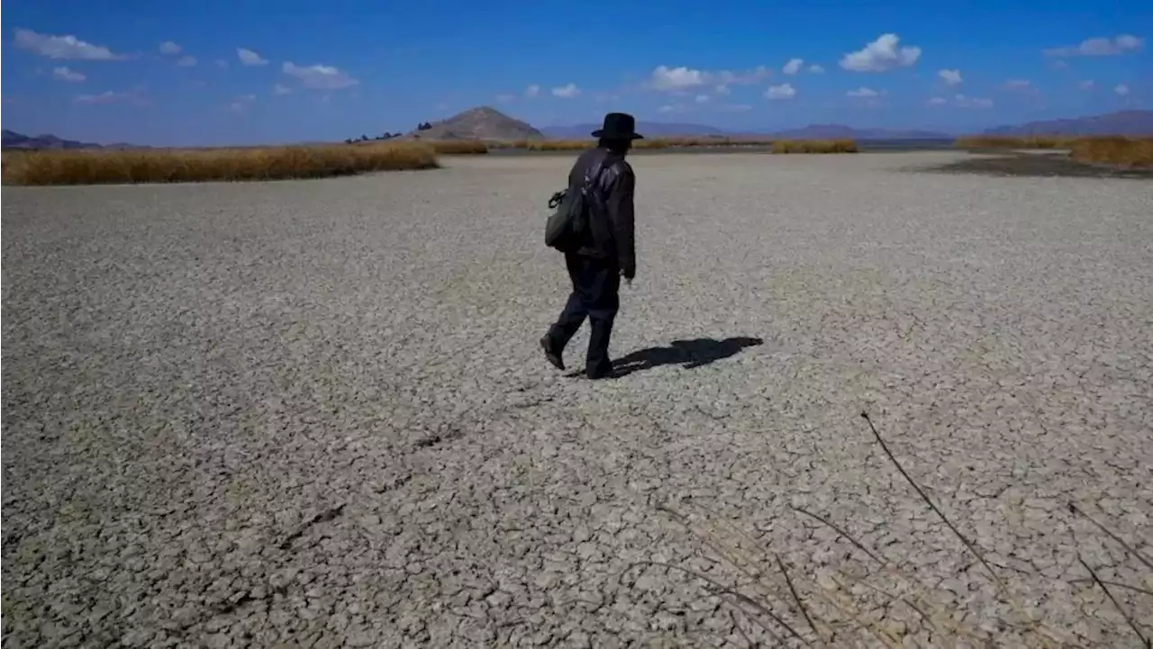 Lago Titicaca, o corpo de água navegável mais alto do mundo, está secando