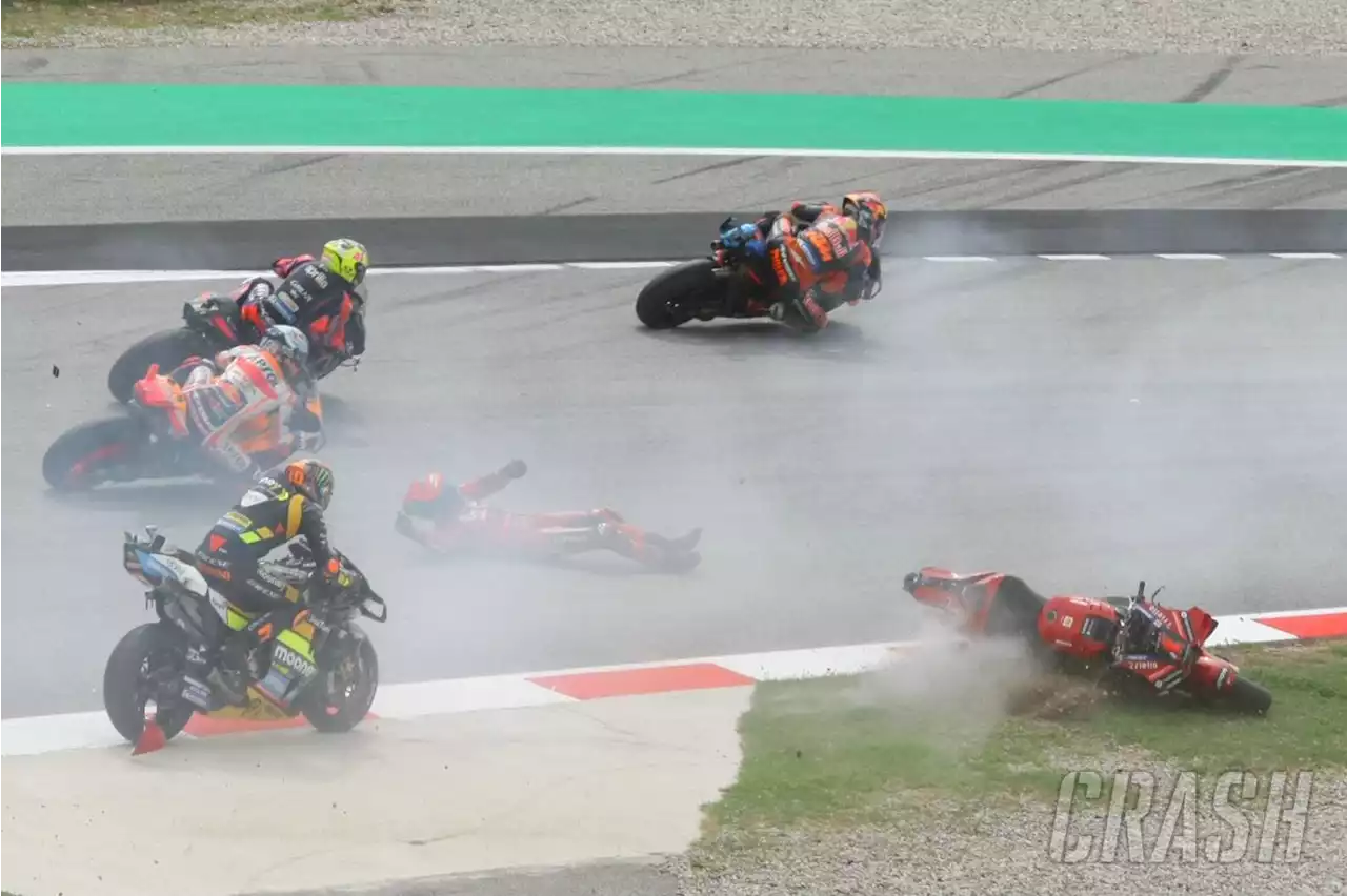 Jack Miller: ‘Stuff everywhere, I jumped the back of Brad’s bike’