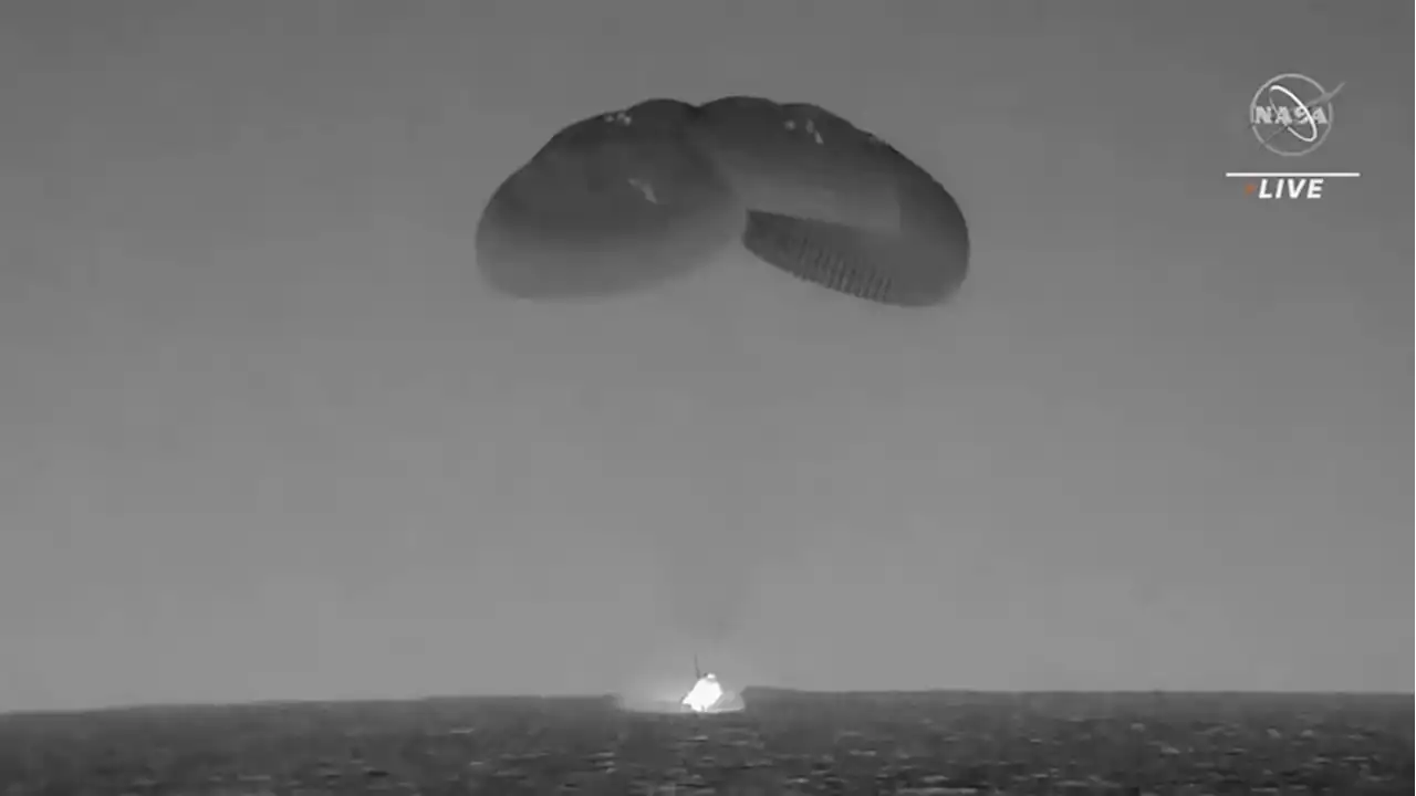 4 astronauts return to Earth in SpaceX capsule to wrap up 6-month station mission