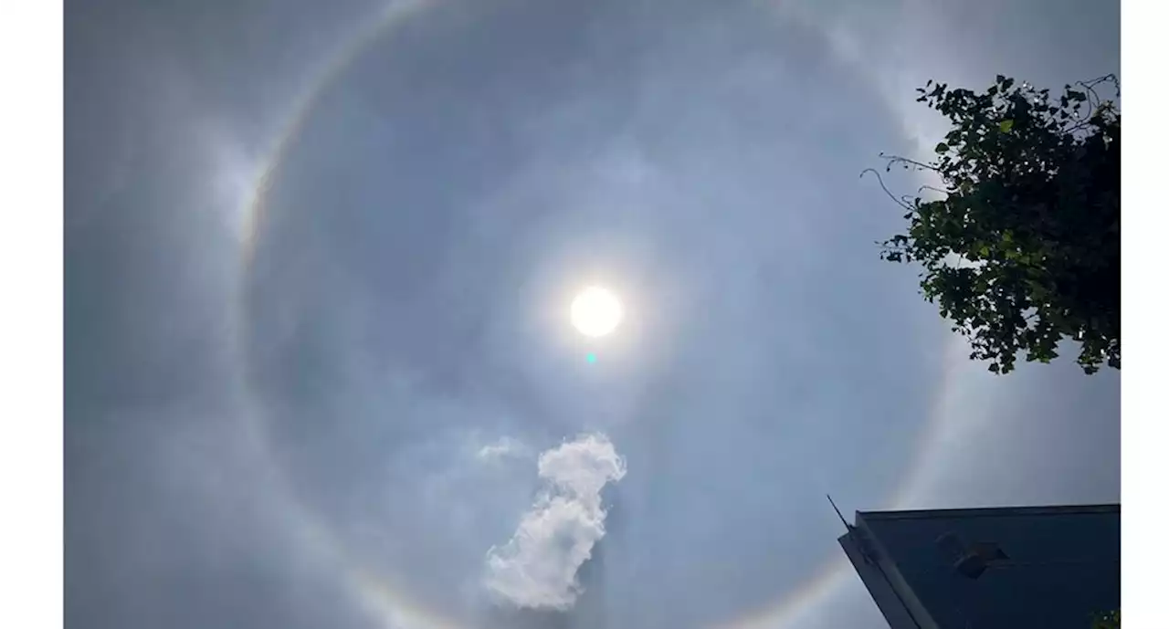 Se forma halo solar en la CDMX; la UNAM explica qué significa