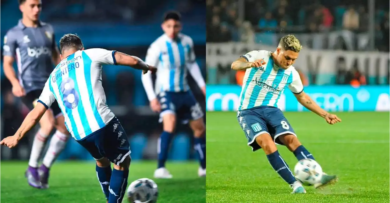 Video| ¡Qué clase la de Juanfer! Quintero convirtió su segundo gol con Racing por Copa Argentina