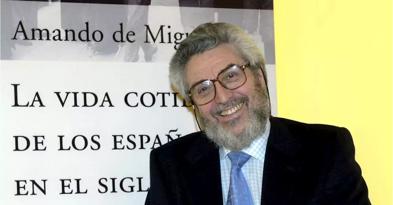 Muere el sociólogo Amando de Miguel, padre de la sociología moderna en España