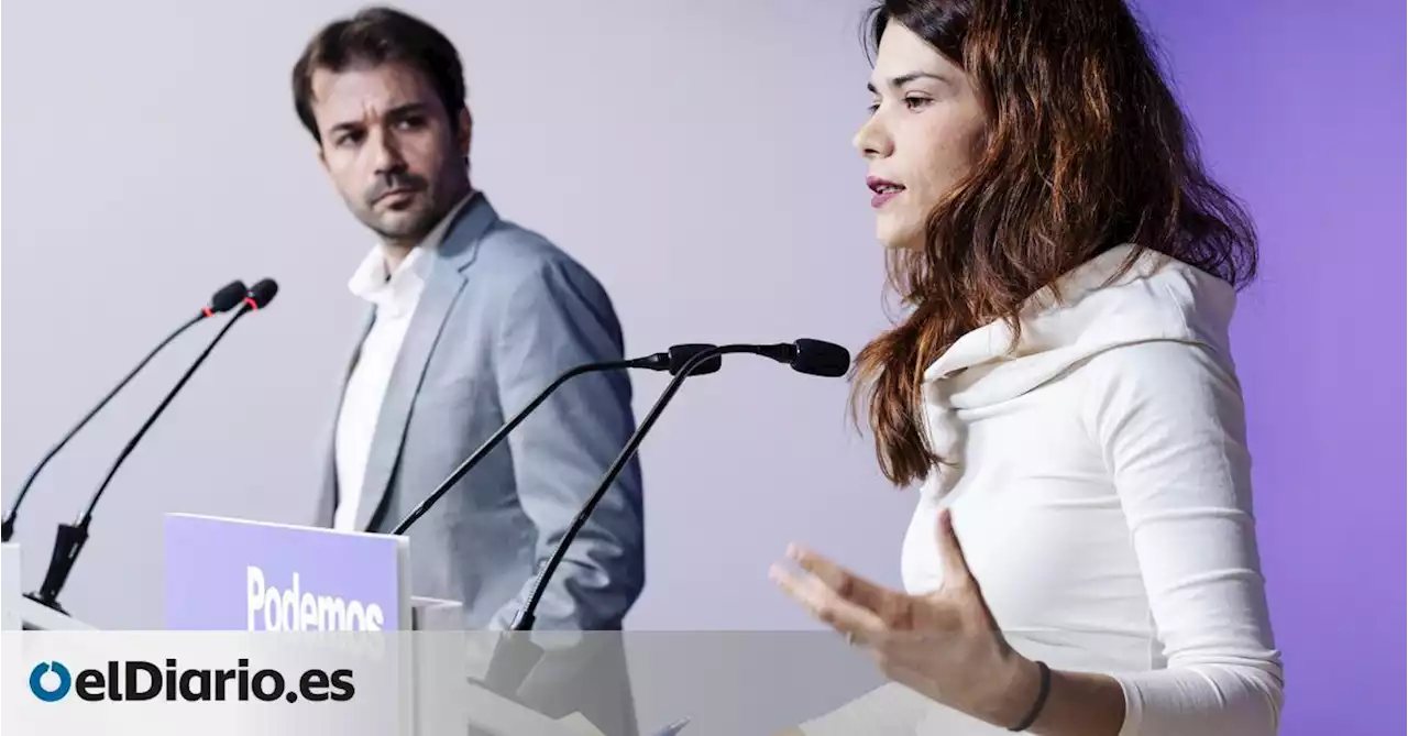 Podemos reclama a Sumar una portavocía adjunta en el Congreso y un ministerio en el futuro Gobierno