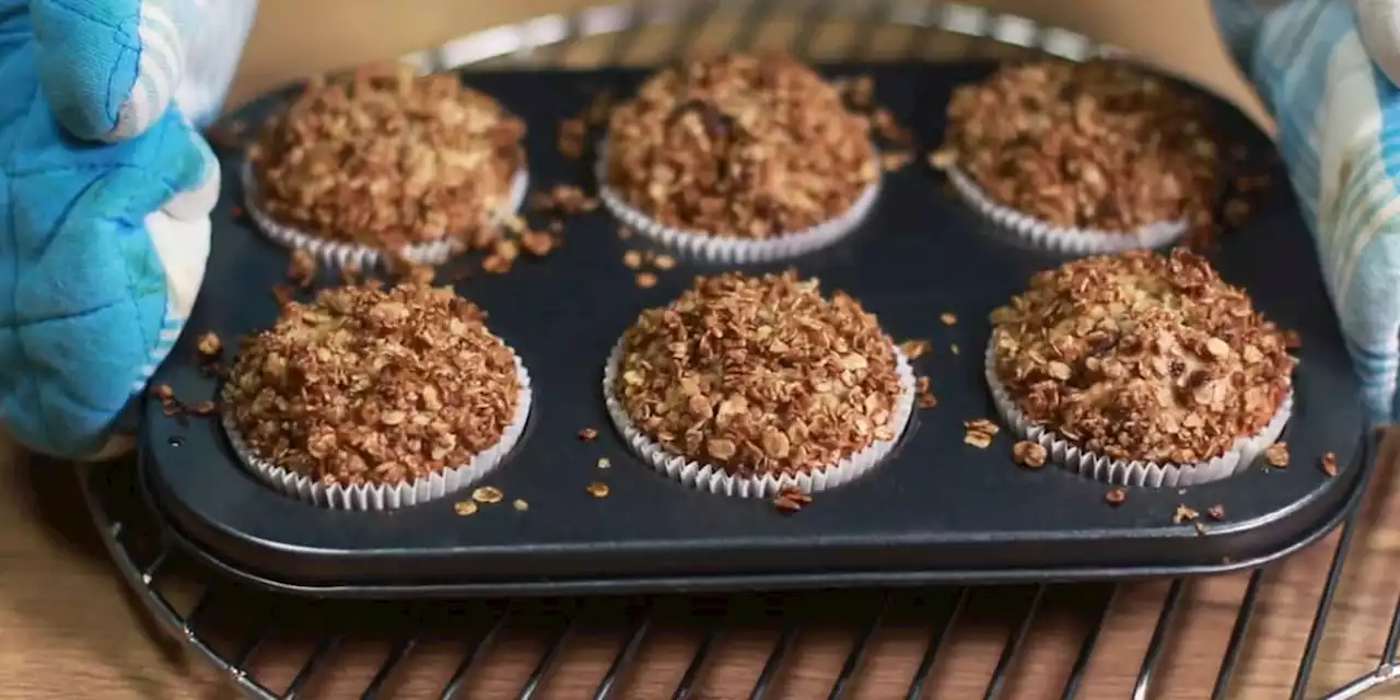 Bananen-Hafer-Muffins: schnelles und gesundes Frühstück