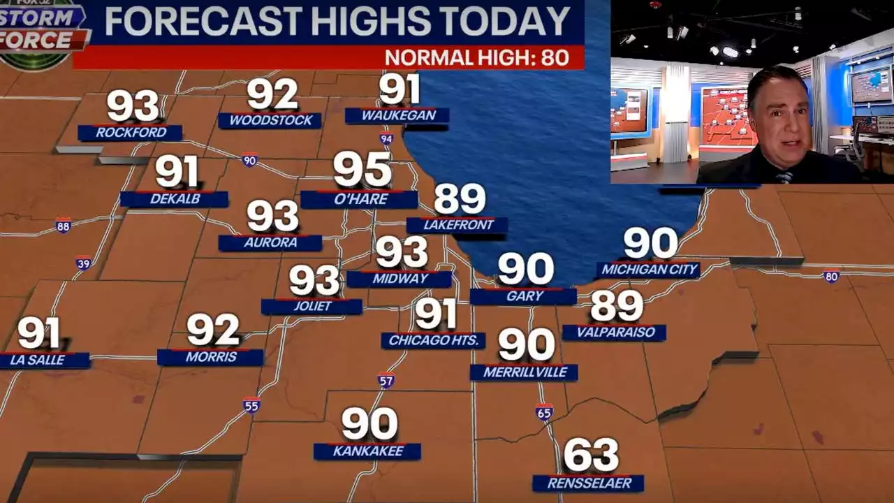 Chicago weather: Today will be one of Chicago's hottest Labor Days